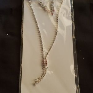 Earrings and necklace set